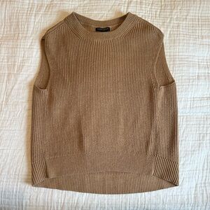 Banana Republic Tan Sleeveless Sweater